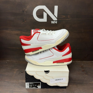 Jordan 2/3 White Varsity Red - Image 1