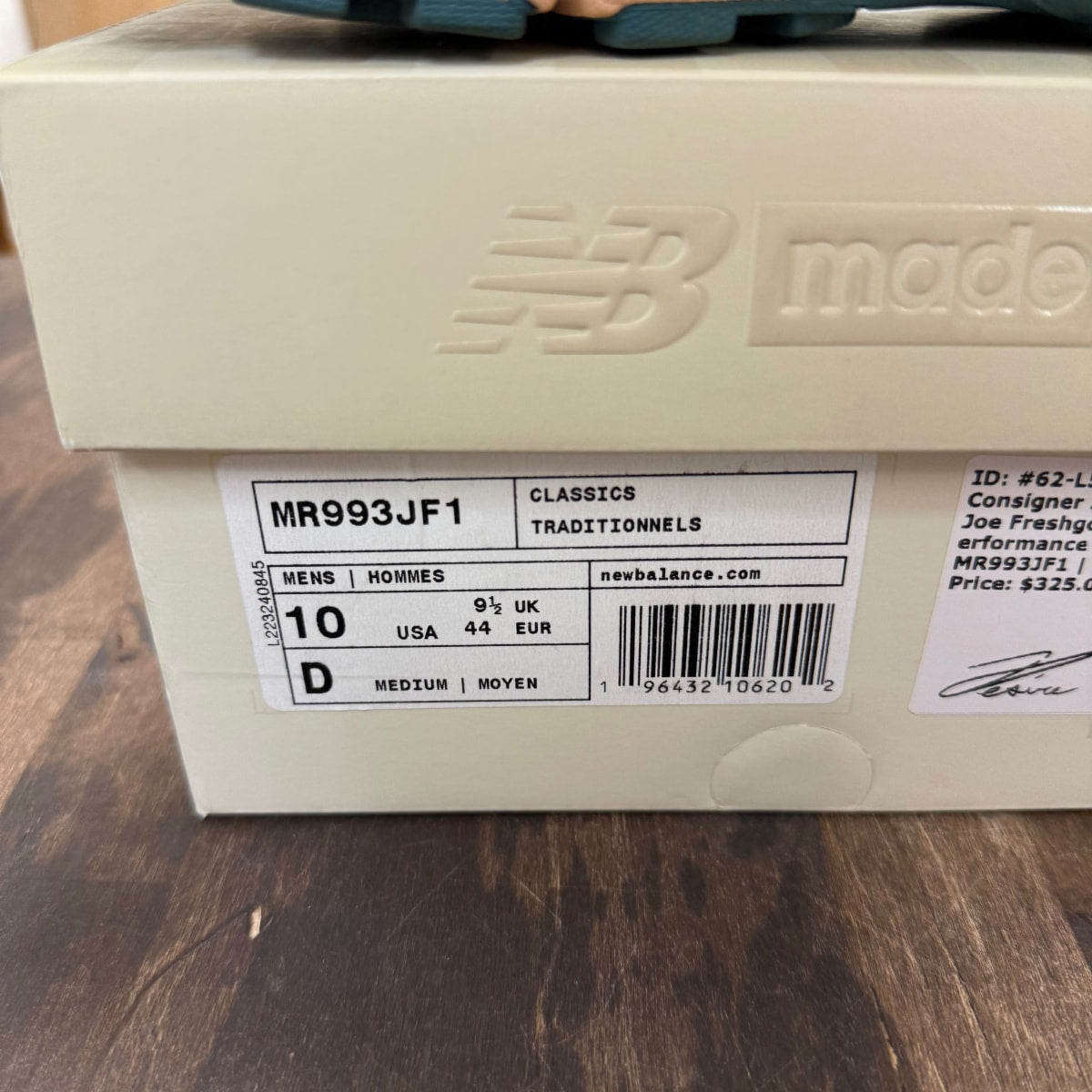 New Balance 993 Joe Freshgoods Performance Art Arctic Blue Size 10 (Pre-Owned) - Image 7