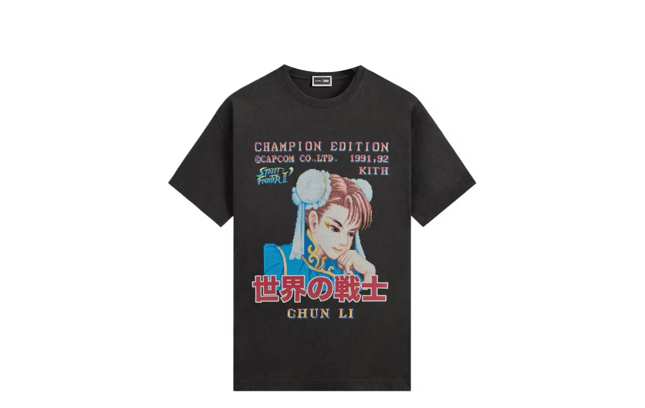 Kith Capcom Chun Li Champion Vintage Tee