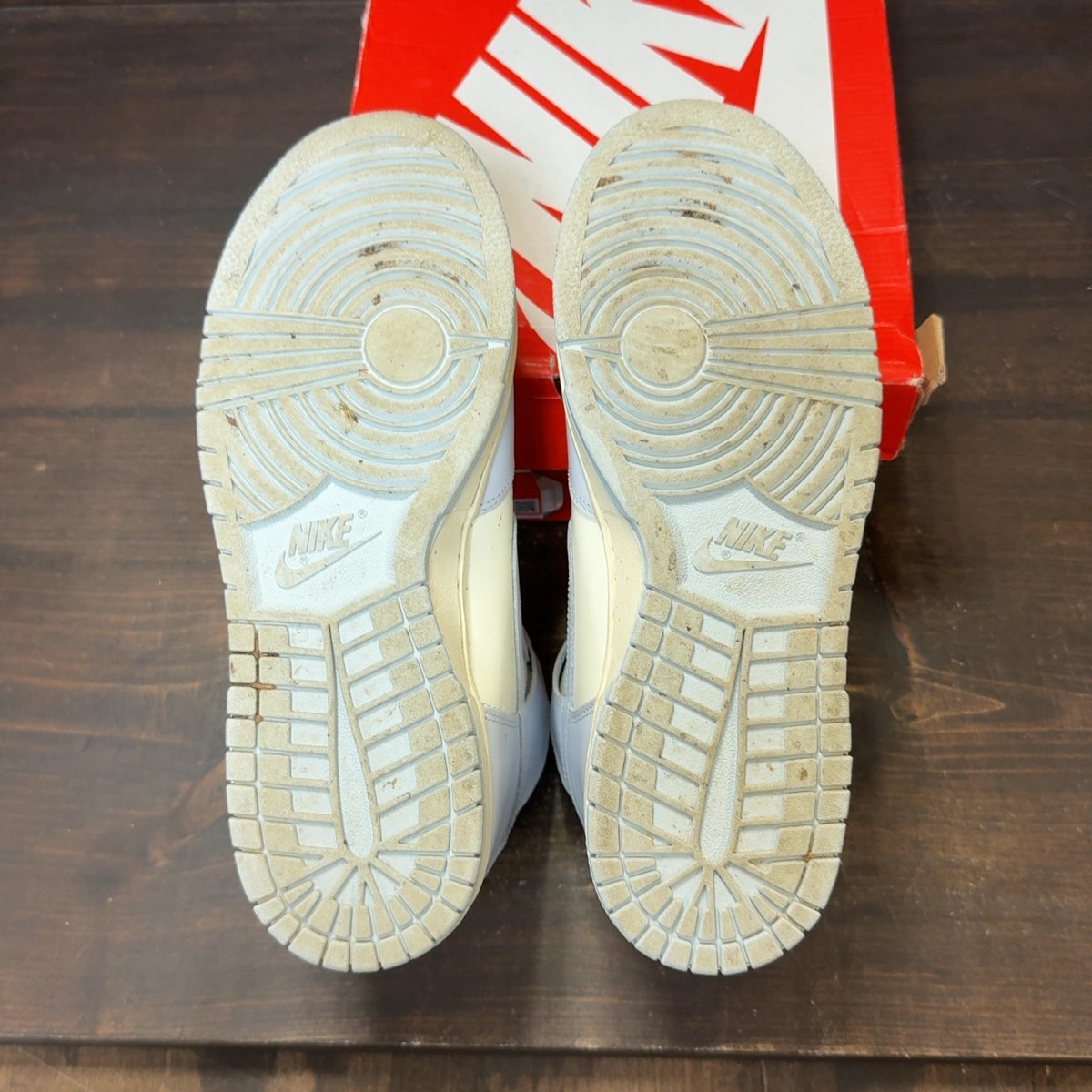 Nike Dunk High Sail Football Grey (Women's) - Image 7