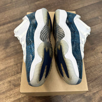 Navy Snake Skin Jordan 11 Low (USED, No Box)