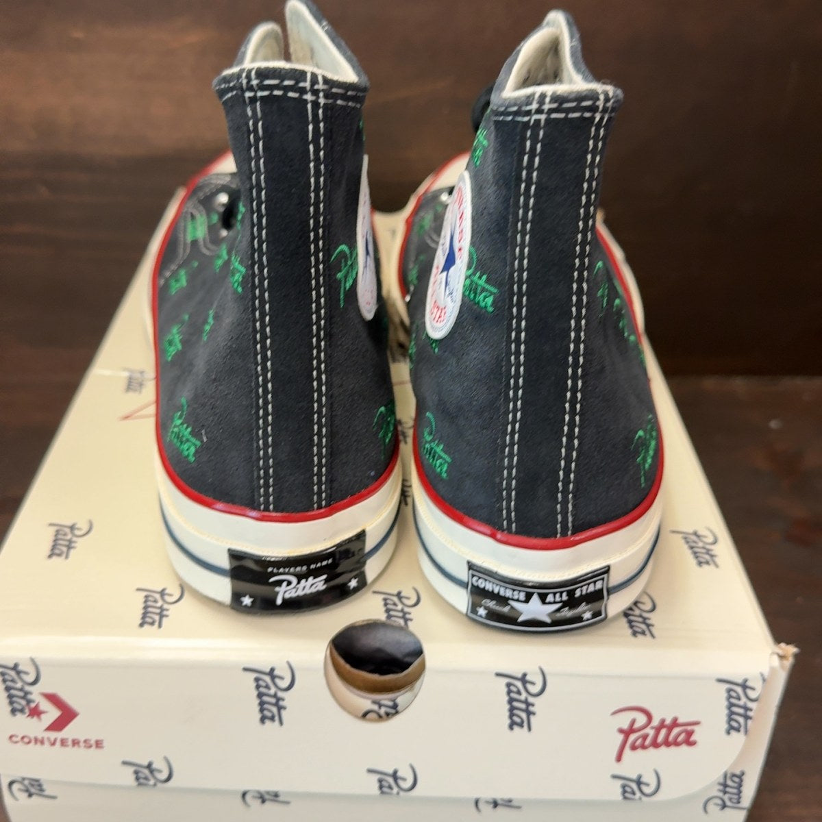 Converse Chuck 70 Hi Patta Mini Logo Pack Black Size 9 (Pre-Owned) - Image 5
