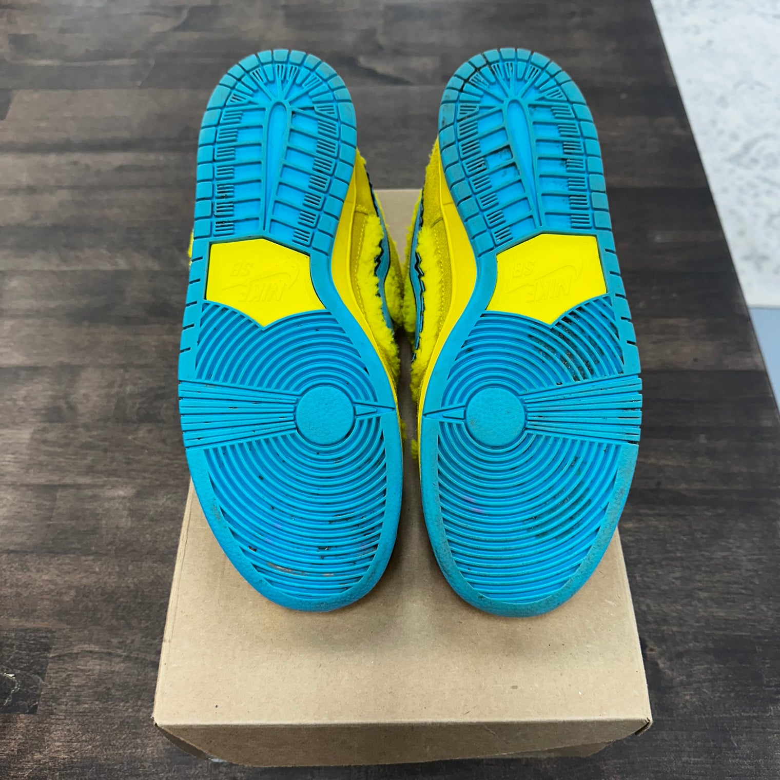Grateful Dead Bears Opti Yellow SB Dunk Low (USED,No Box)