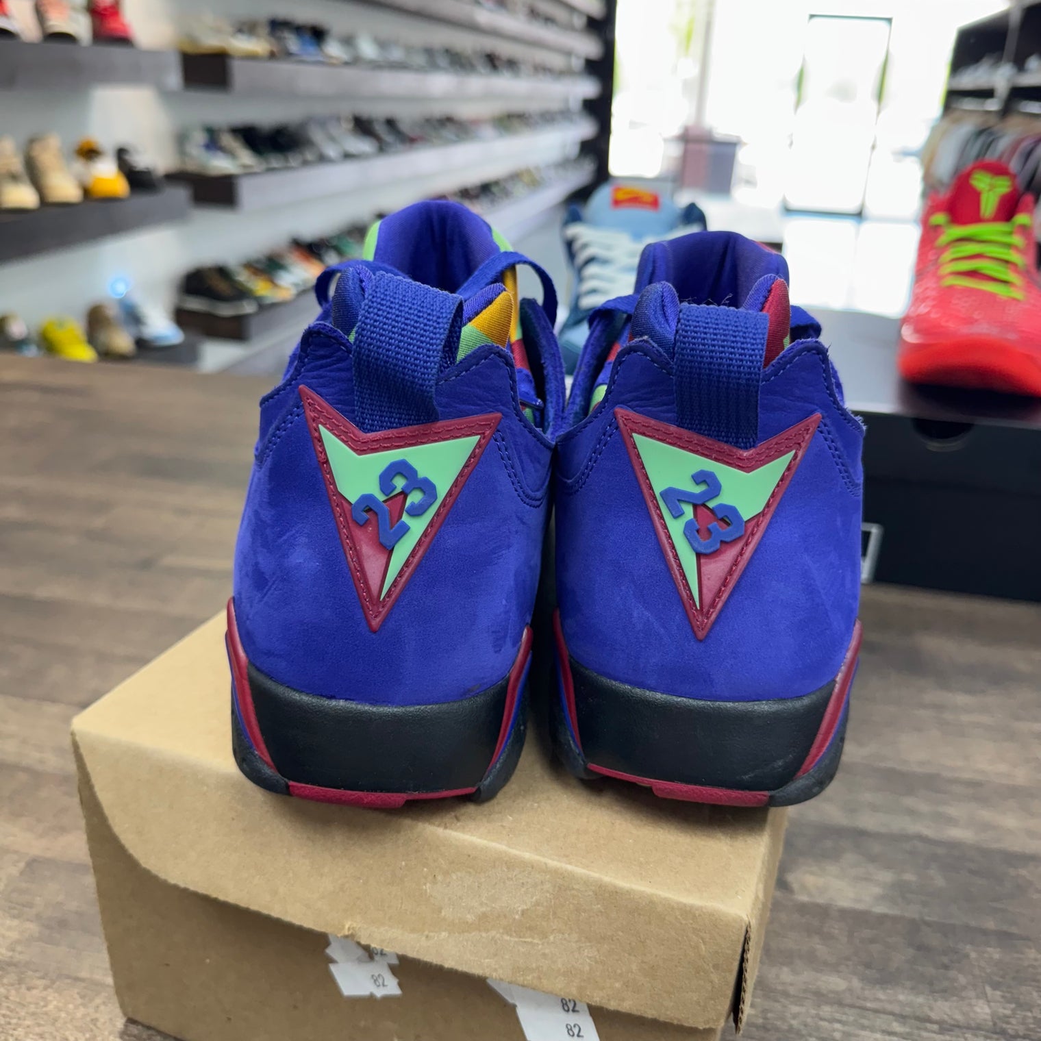 Bright Concord Jordan 7 Low (USED, No Box)