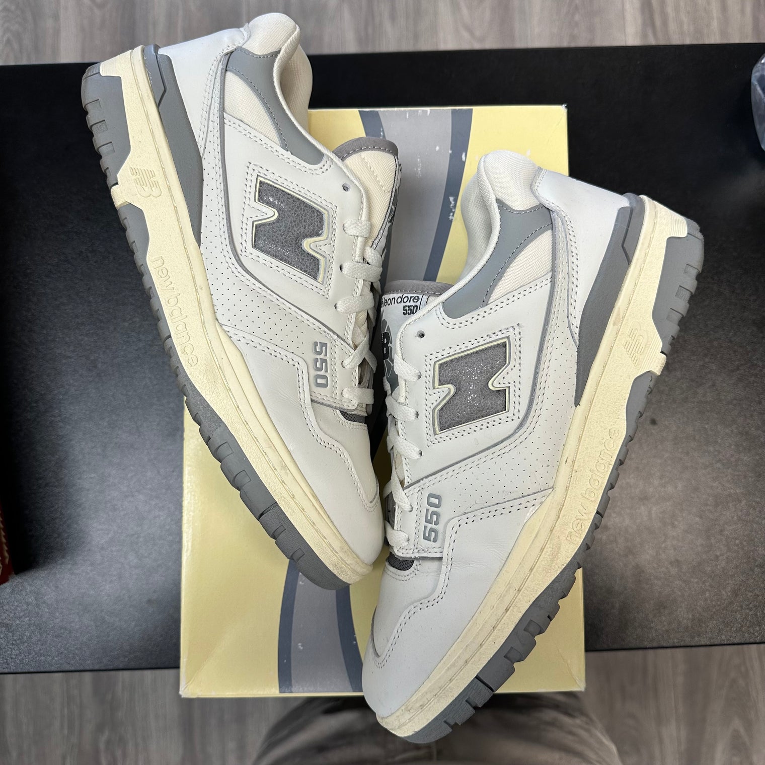 New Balance 550 Aime Leon Dore White Grey (Used)