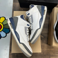 Midnight Navy Jordan 3 Retro (USED, No Box)