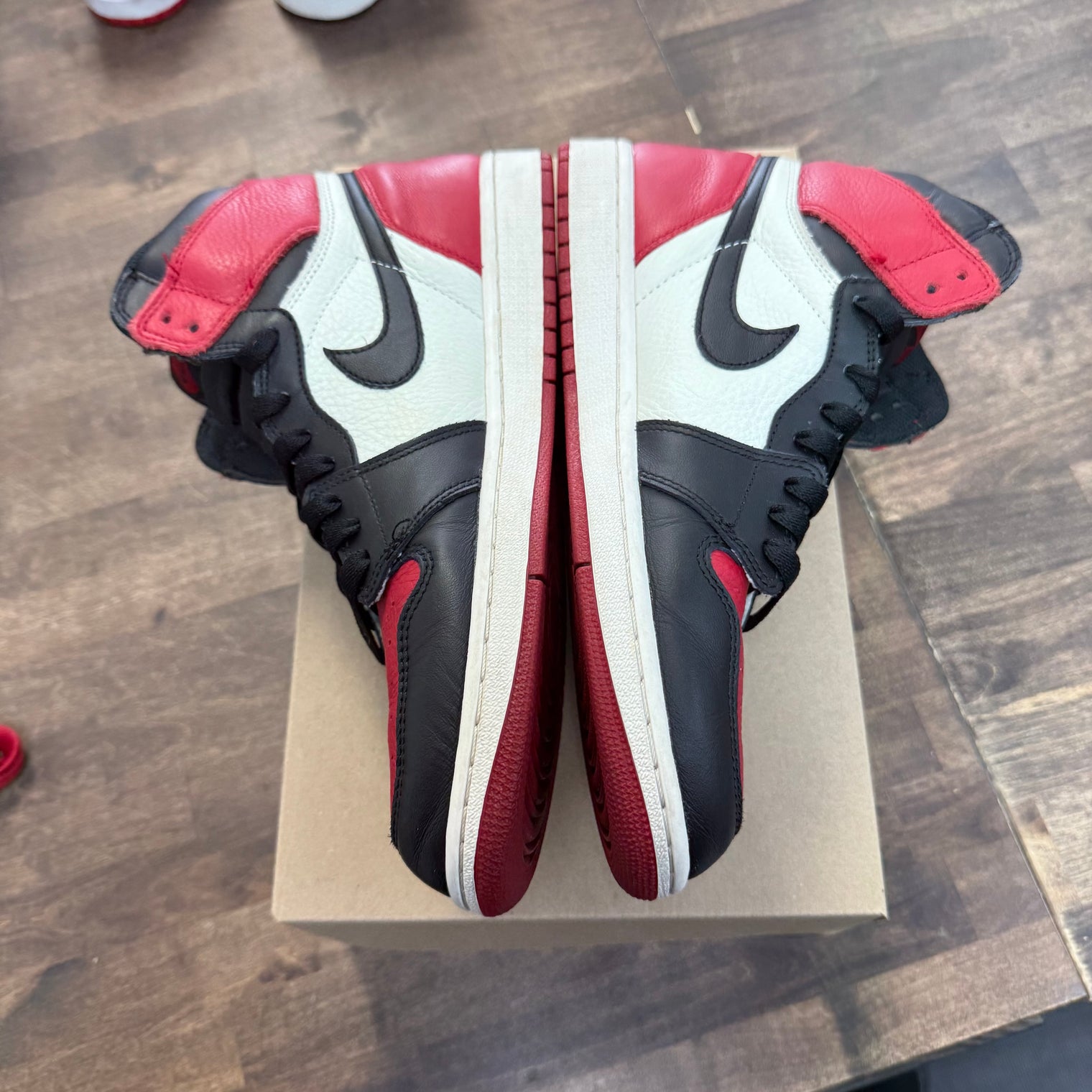 Bred Toe Jordan 1 High (USED,No Box)