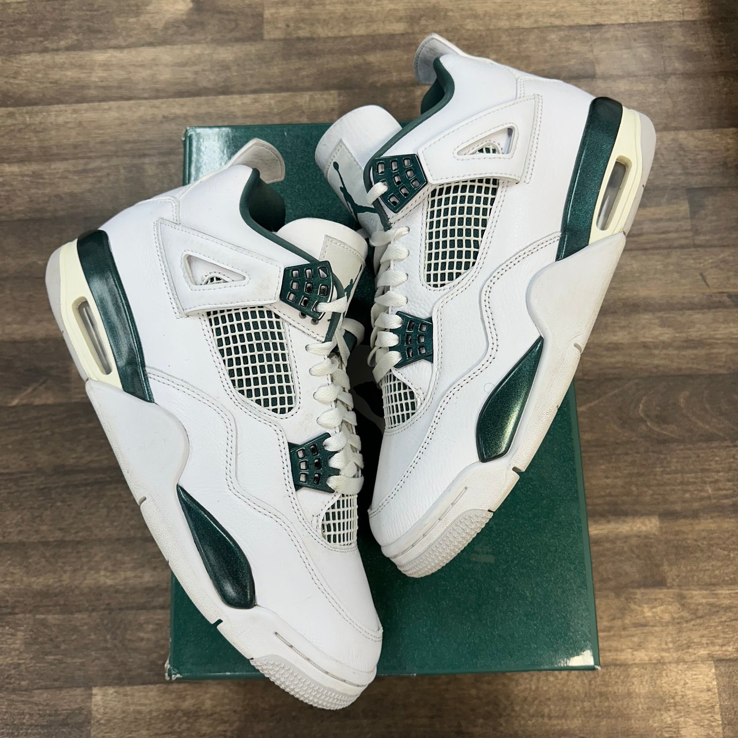 Oxidized Green Jordan 4 Retro (USED)