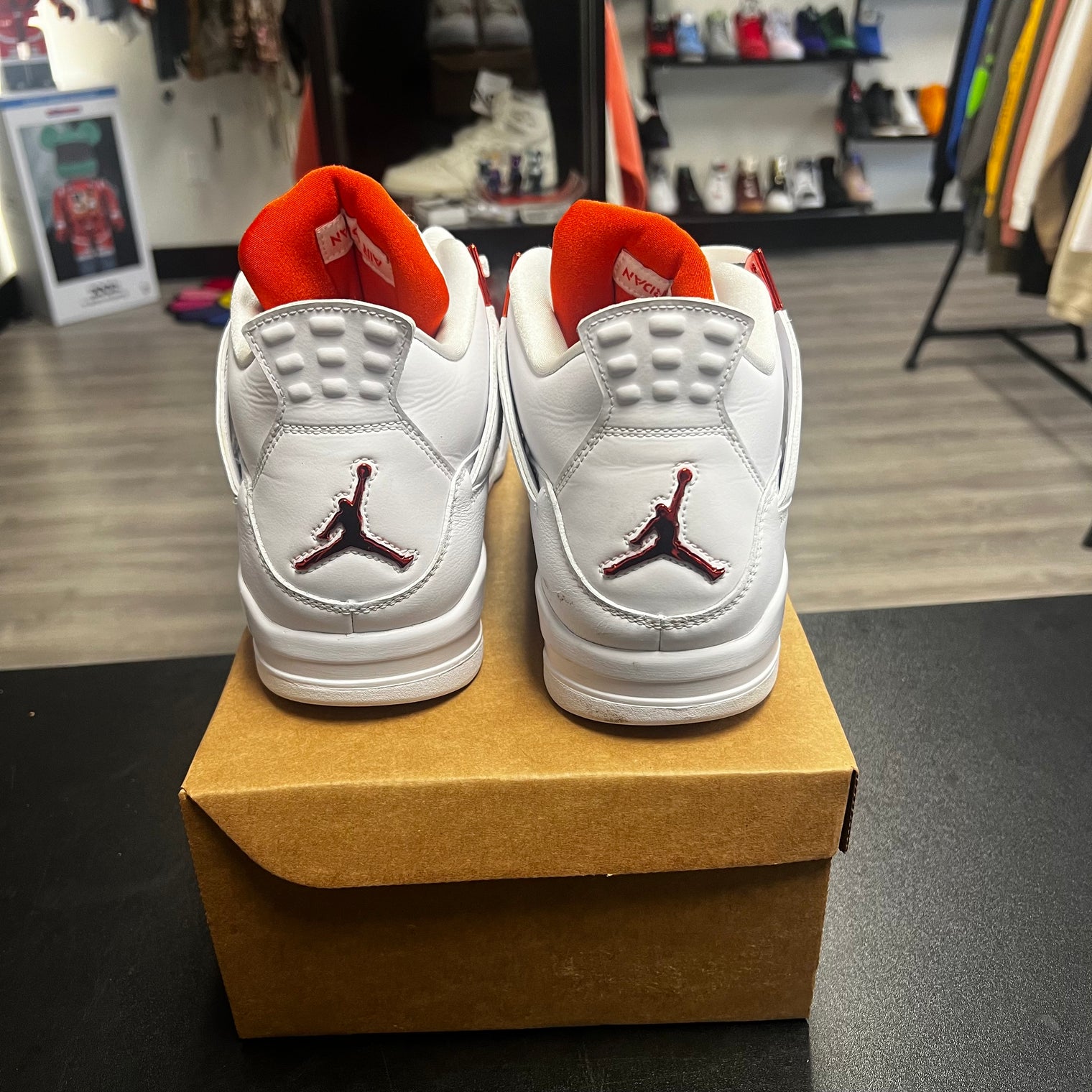 Jordan 4 Retro Metallic Orange (USED, no Box)
