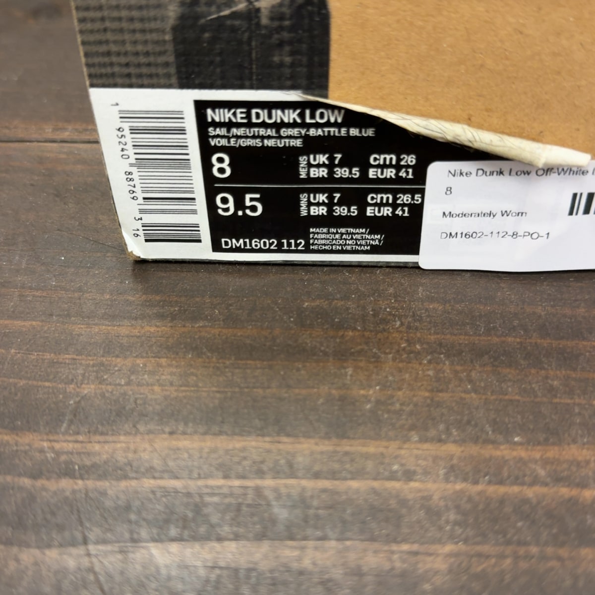 Nike Dunk Low Off-White Lot 10 - Image 9