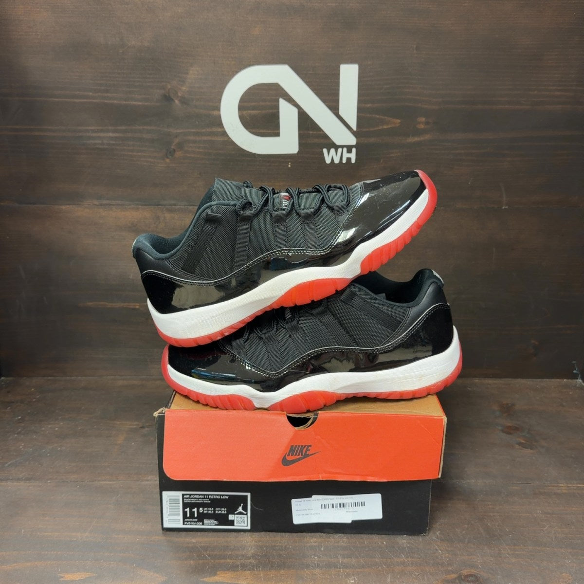 Jordan 11 Retro Low Bred (2025) - Image 1