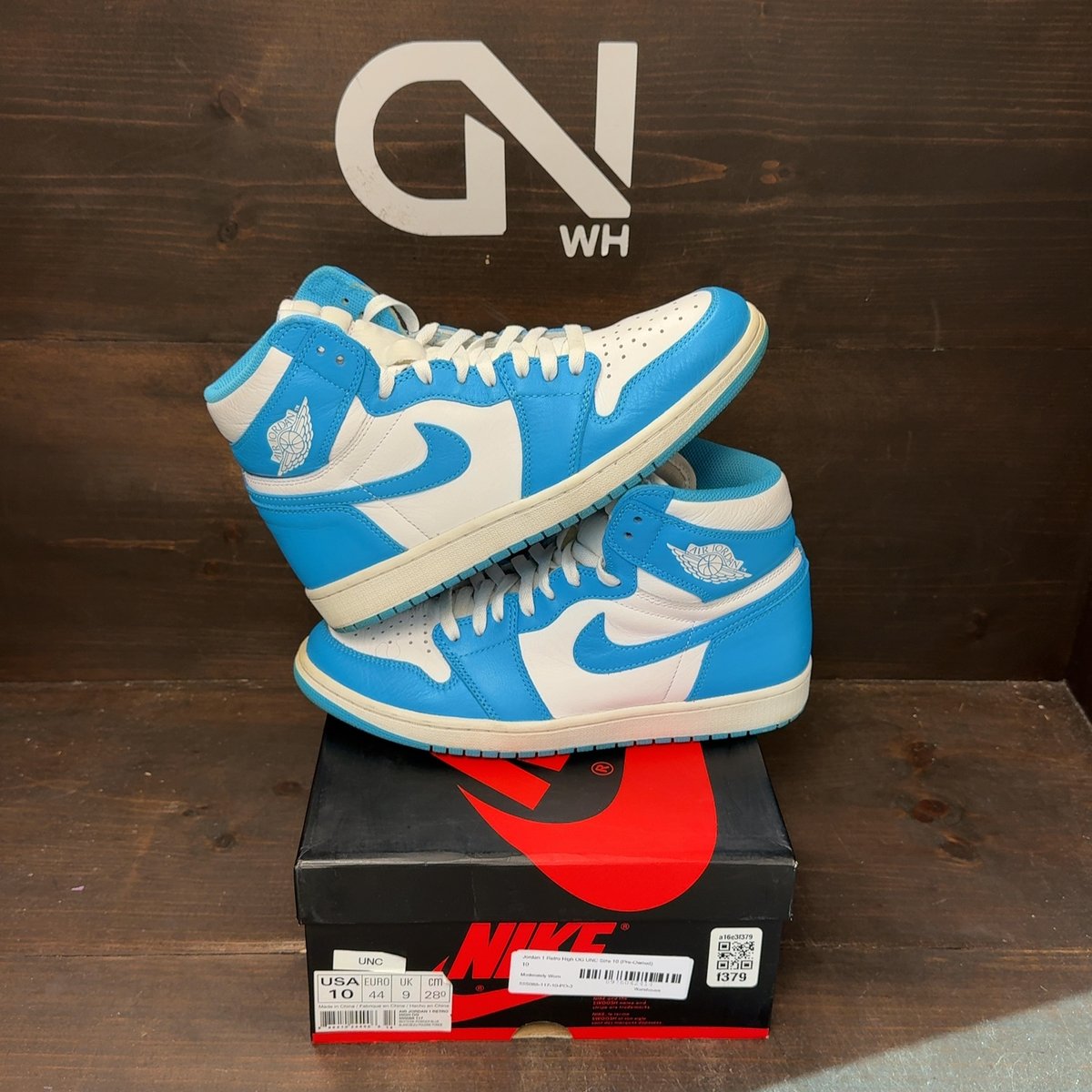 Jordan 1 Retro High OG UNC Size 10 (Pre-Owned) - front