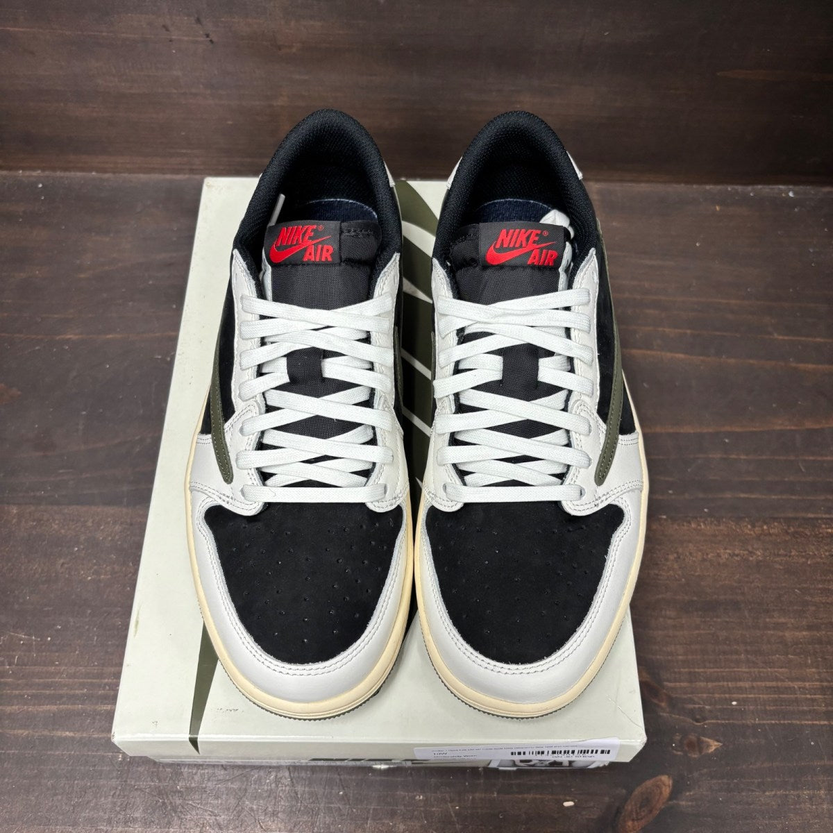 Jordan 1 Retro Low OG SP Travis Scott Olive (Women's) Size 10W (Pre-Owned) - Image 3