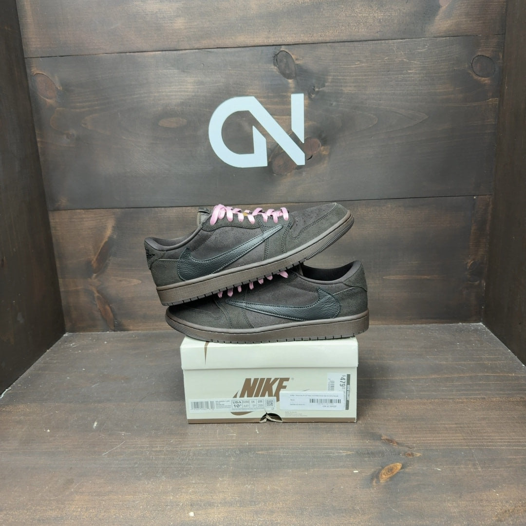 Jordan 1 Retro Low OG SP Travis Scott Velvet Brown - Image 1