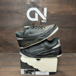 Jordan 2/3 Black Metallic Silver - Image 1