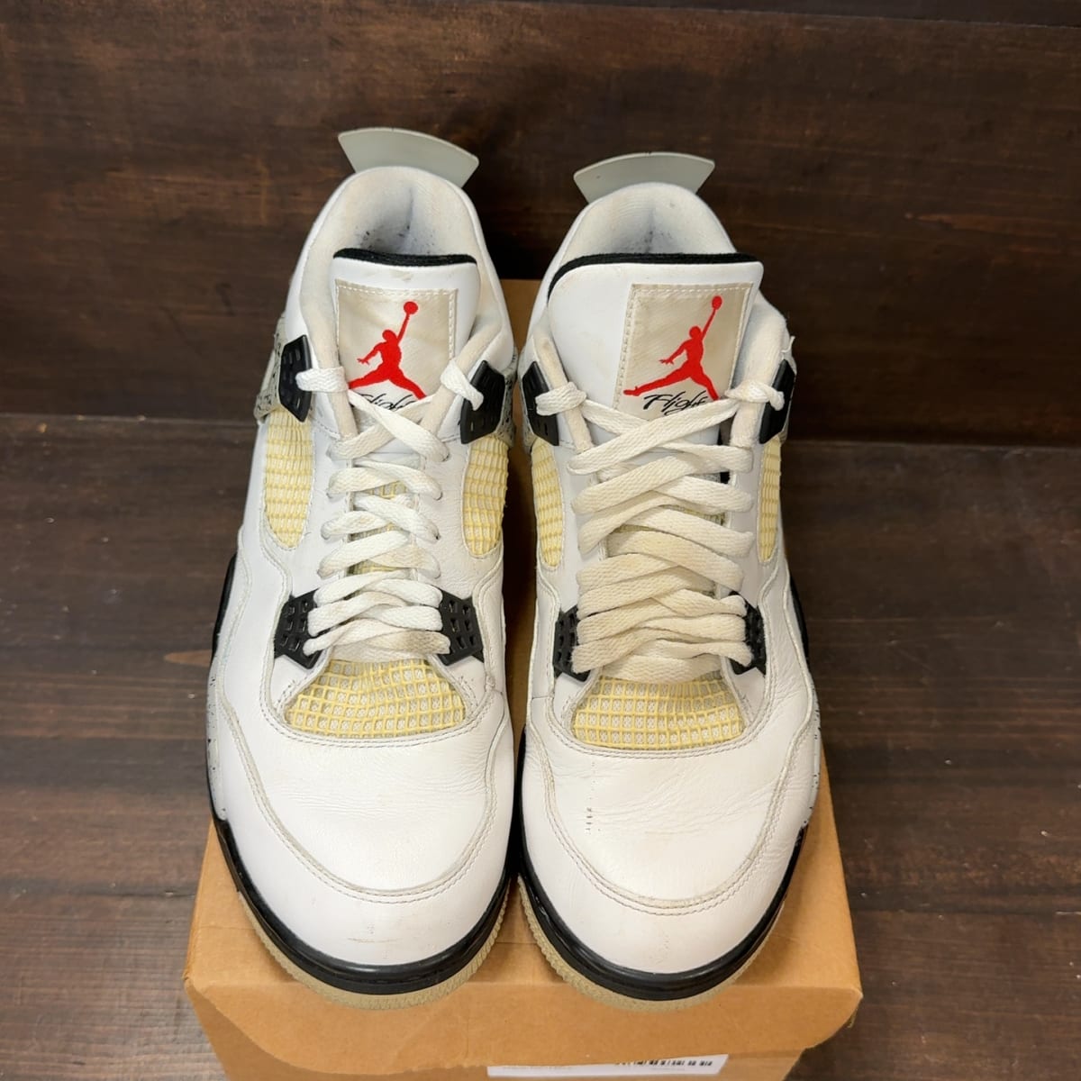 Jordan 4 Retro White Cement (2016) Size 11 (Pre-Owned) - tag