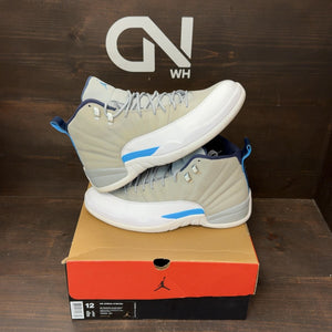 Jordan 12 Retro Grey University Blue - Image 1