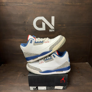 Jordan 3 Retro True Blue (2016) Size 8.5 (Pre-Owned)