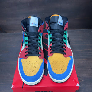 Jordan 1 Mid SE Fearless Blue the Great - Image 3