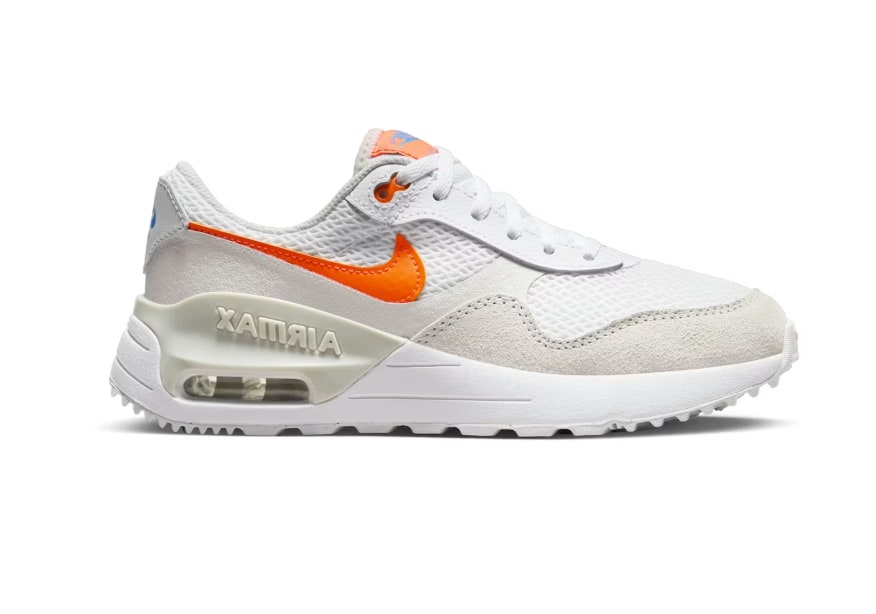 Nike Air Max SYSTM White Phantom Photon Dust Total Orange (GS)