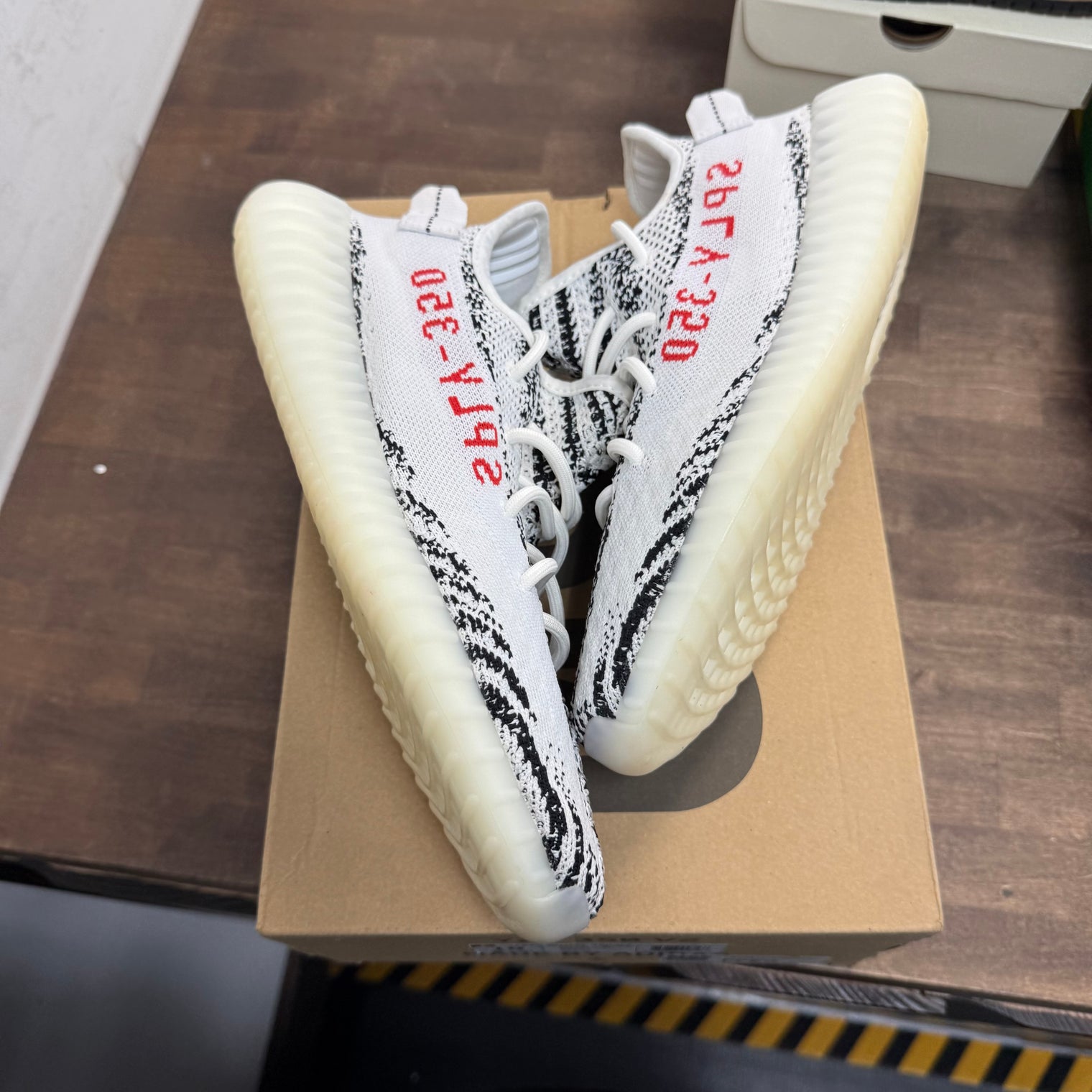 Zebra Yeezy 350 (USED)