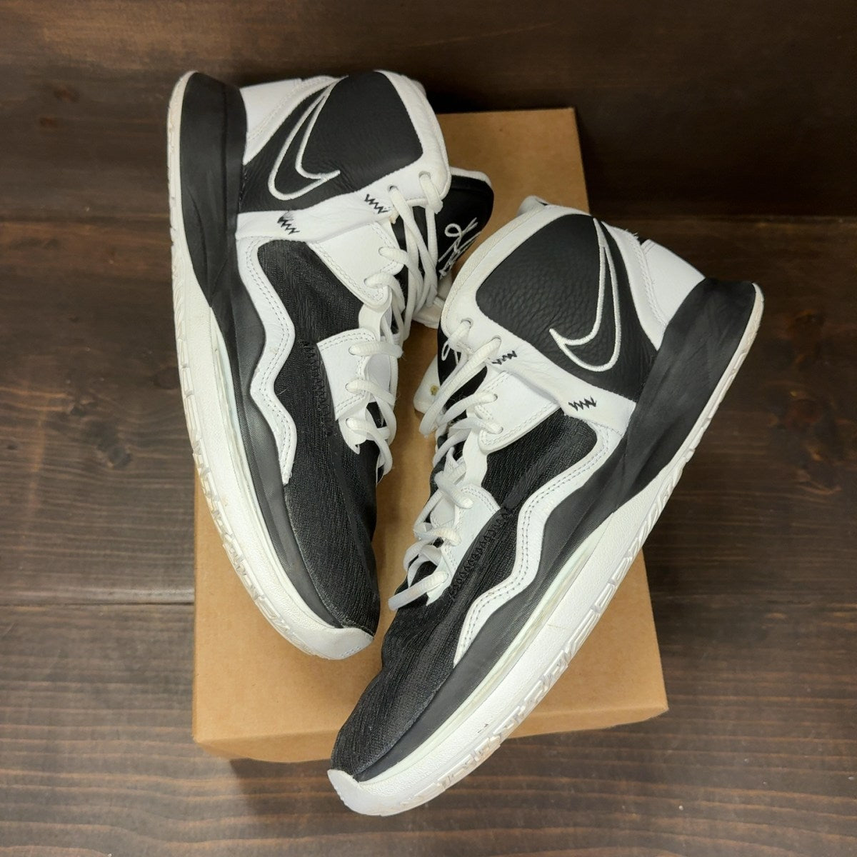 Nike Kyrie Infinity TB Black White Size 12 (Pre-Owned) - Image 2