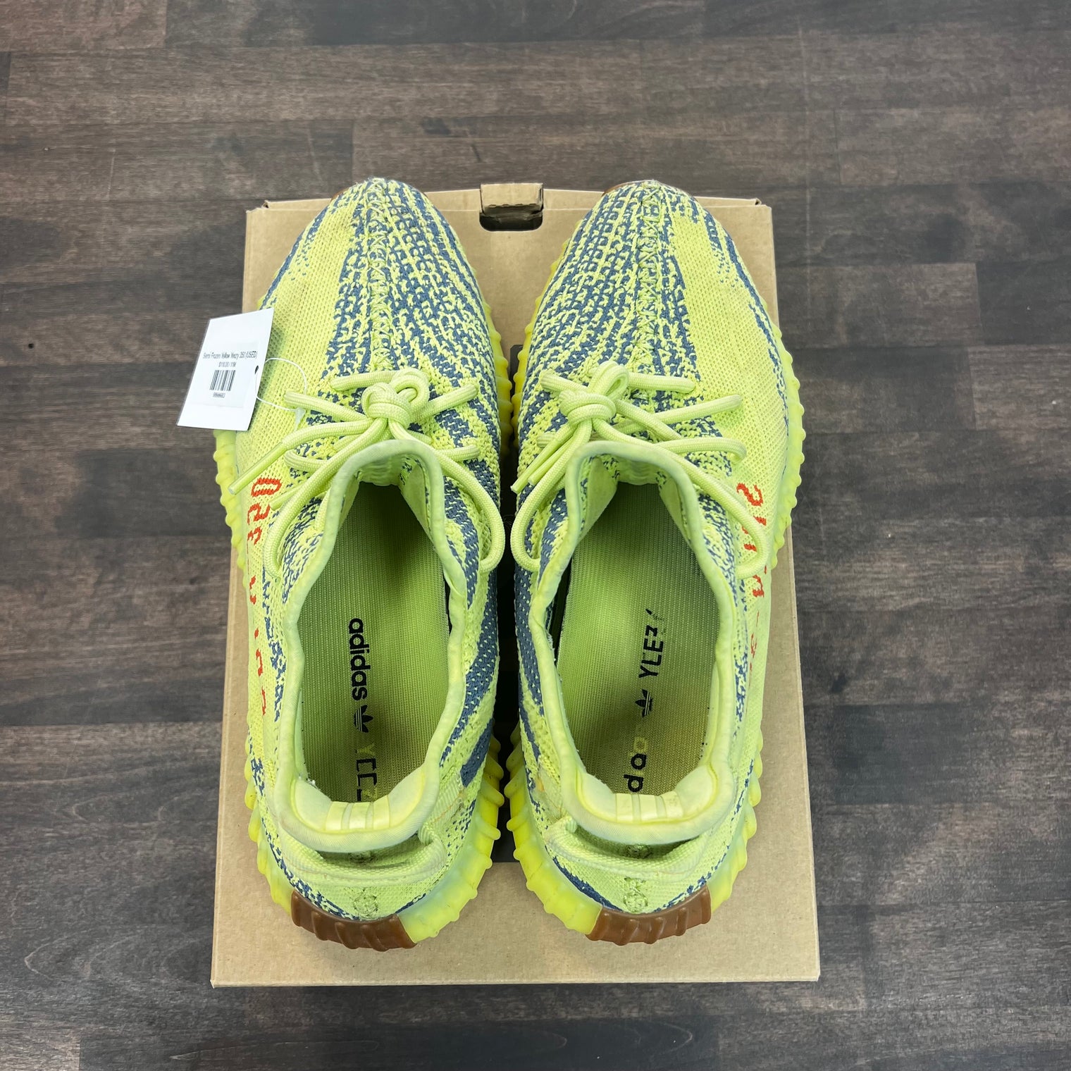 Semi Frozen Yellow Yeezy 350 (USED)