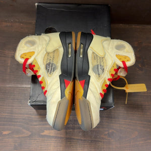 Jordan 5 Retro Off-White Sail Size 9.5 (Pre-Owned) - aux
