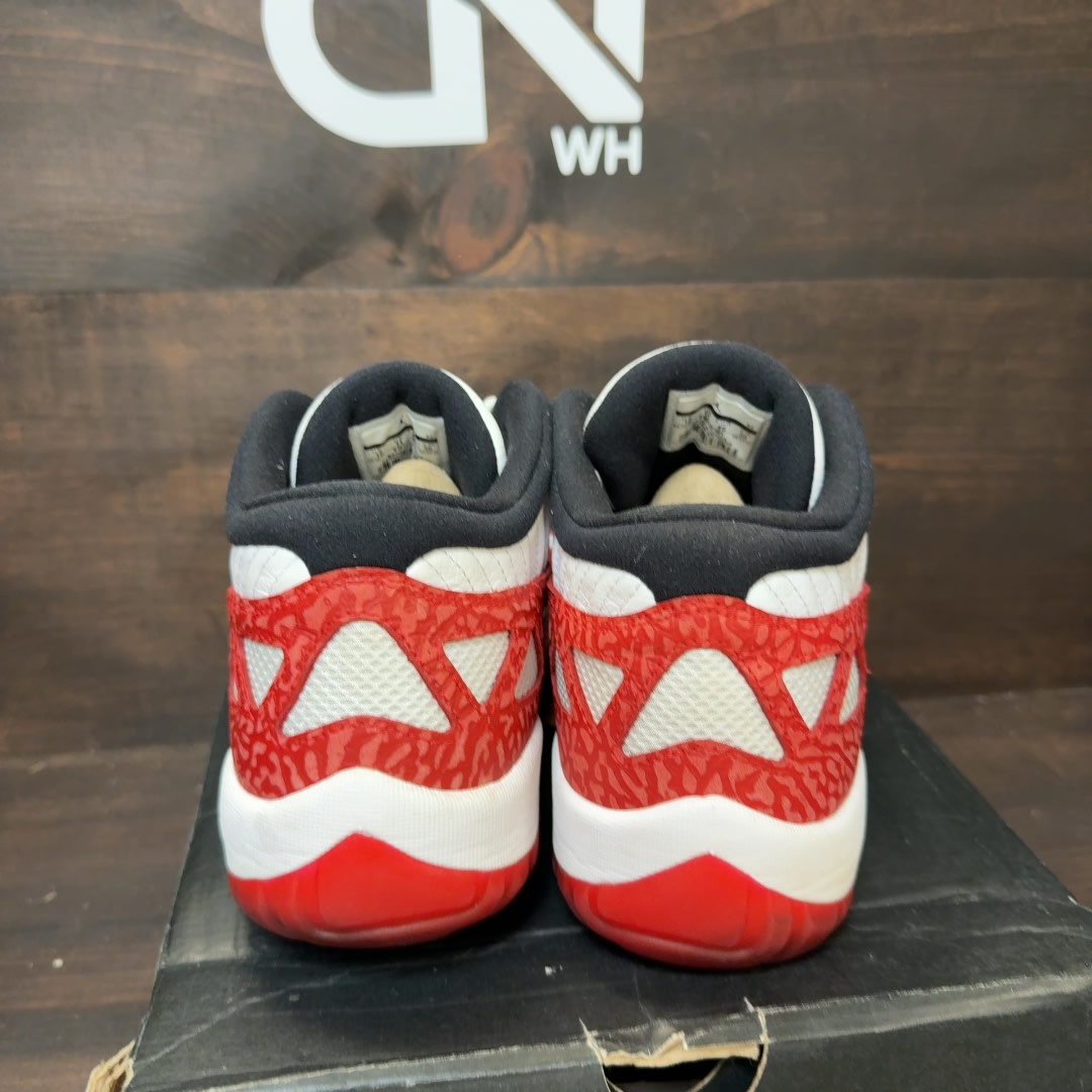 Jordan 11 Retro Low IE White Gym Red - Image 4