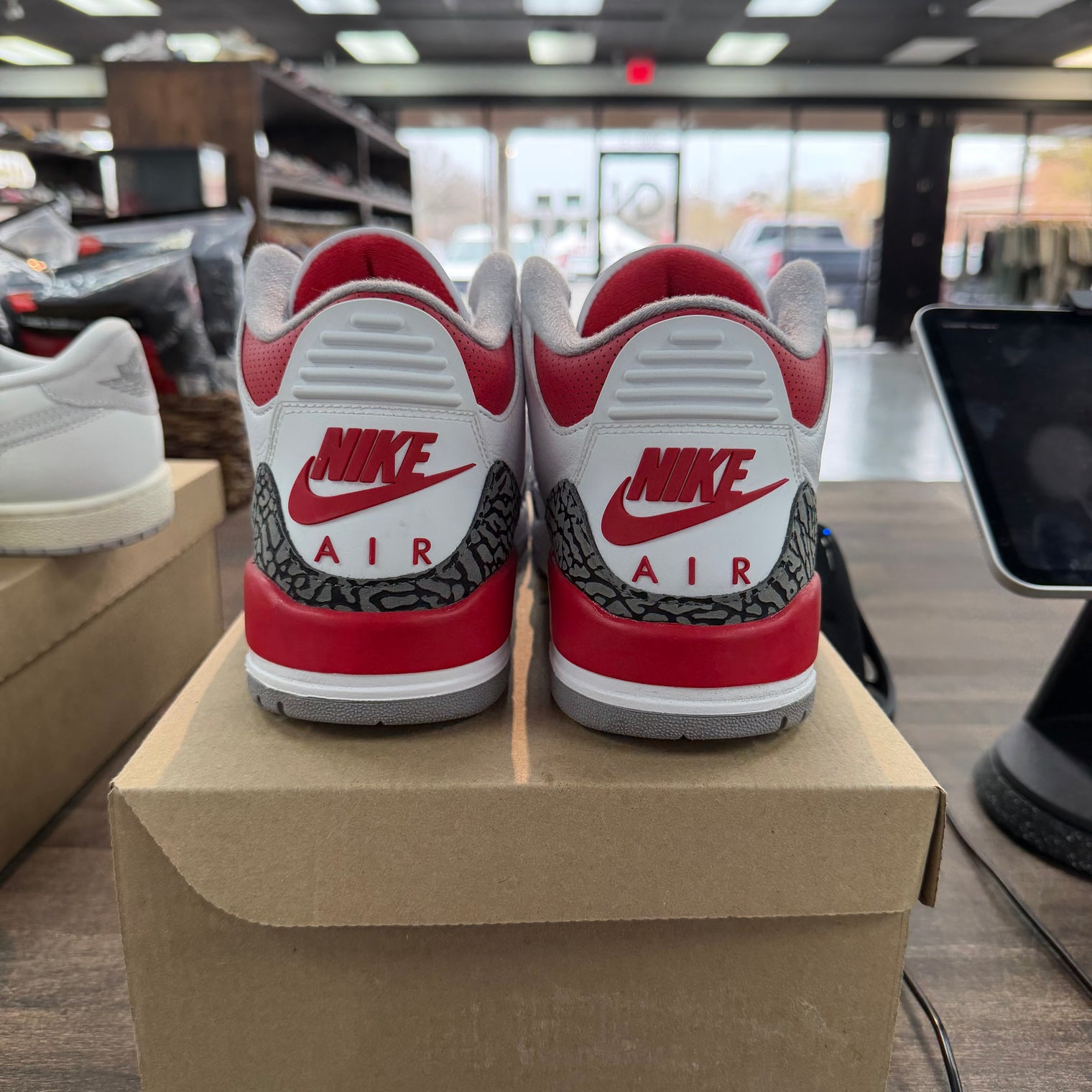 Fire Red Jordan 3 Retro (USED, No Box)