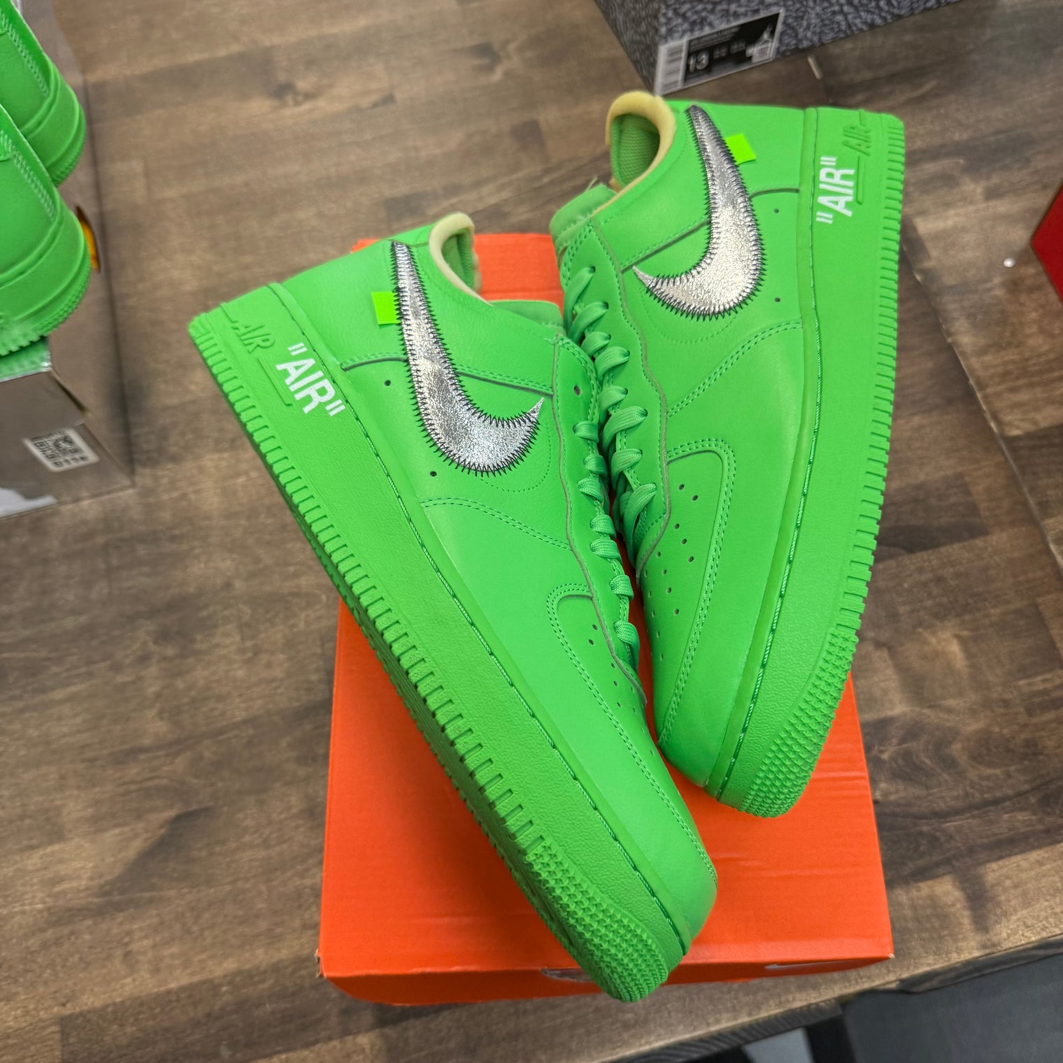 Brooklyn Off-White Air Force 1 (USED, No Box)