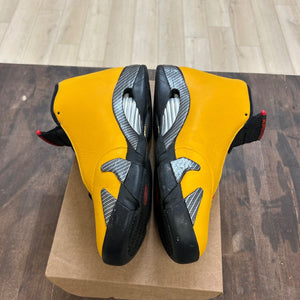 Jordan 14 Retro University Gold Size 11 (Pre-Owned) - Image 3