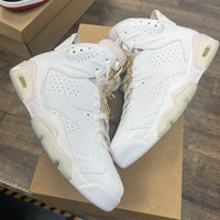 Gold Hoops Jordan 6 (W) (USED, No Box)
