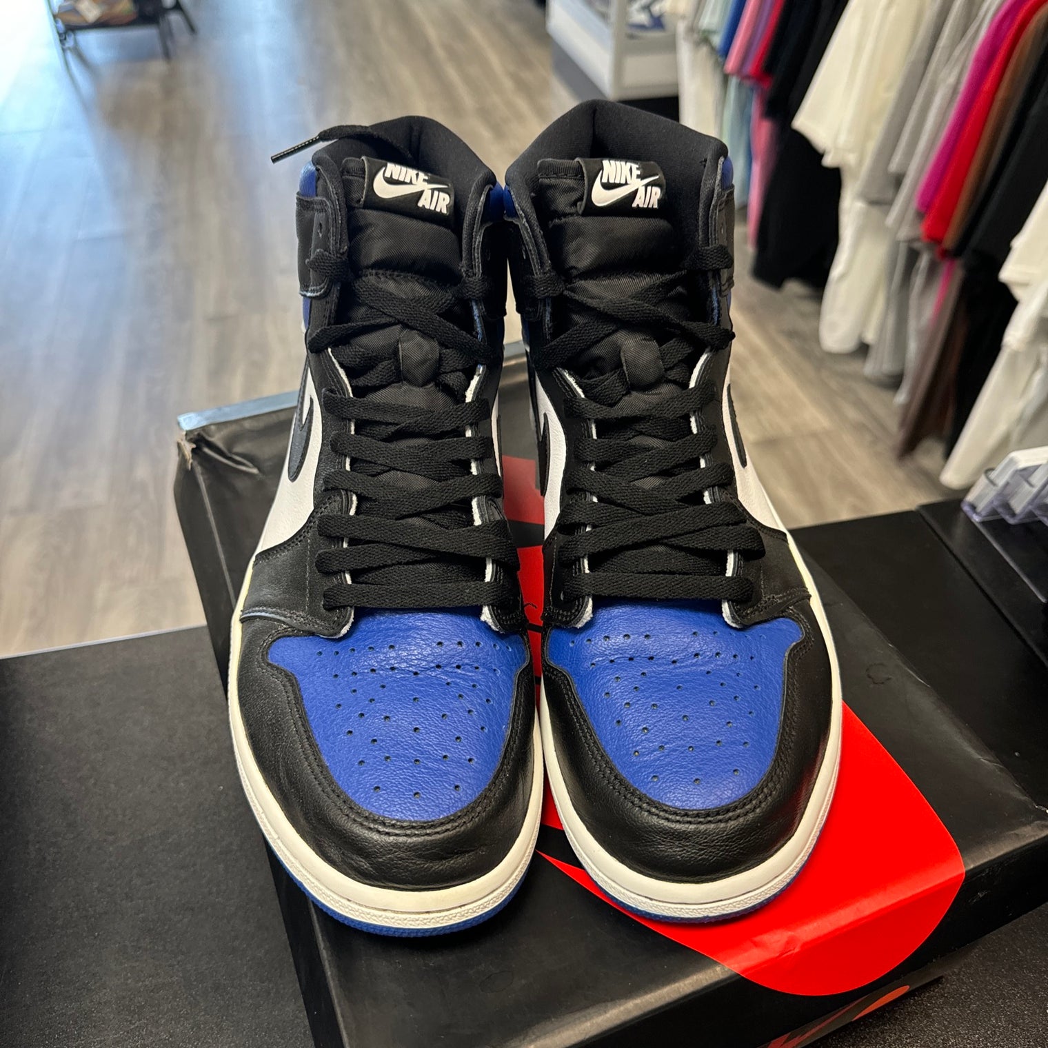 Royal Toe Jordan 1 High (USED)