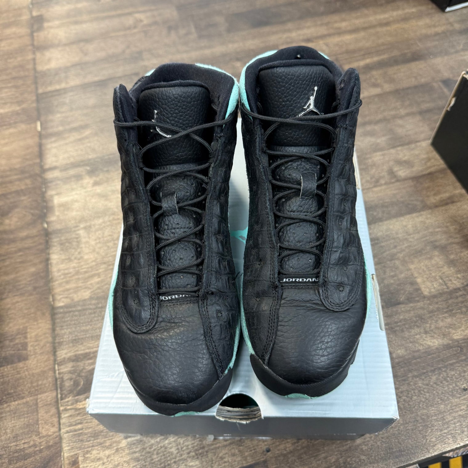 Black Island Green Jordan 13 (GS) (USED)
