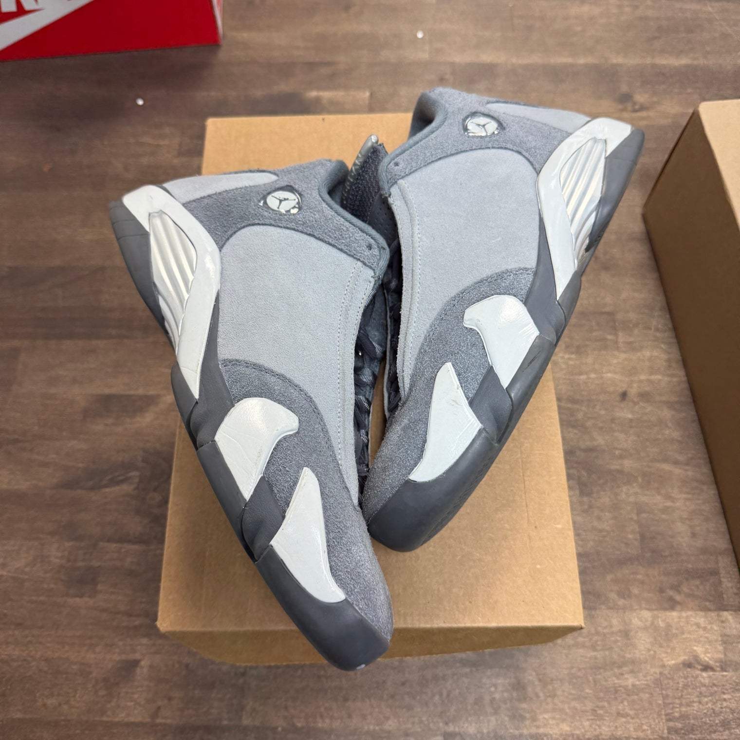 Flint Grey Jordan 14 Retro (USED, No Box)