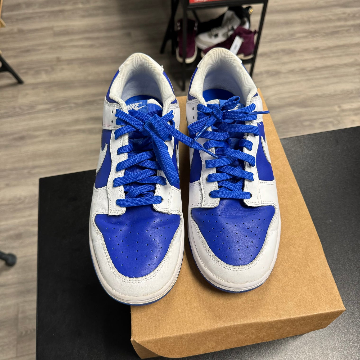 Racer Blue Dunk Low (USED, no box)