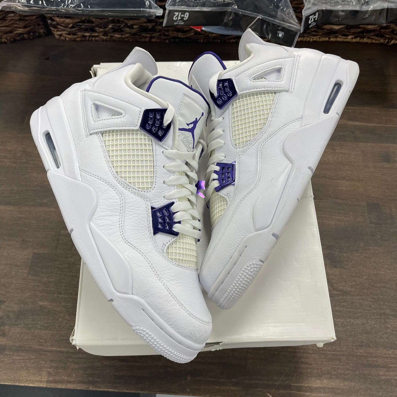 Metallic Purple Jordan 4 Retro (USED)
