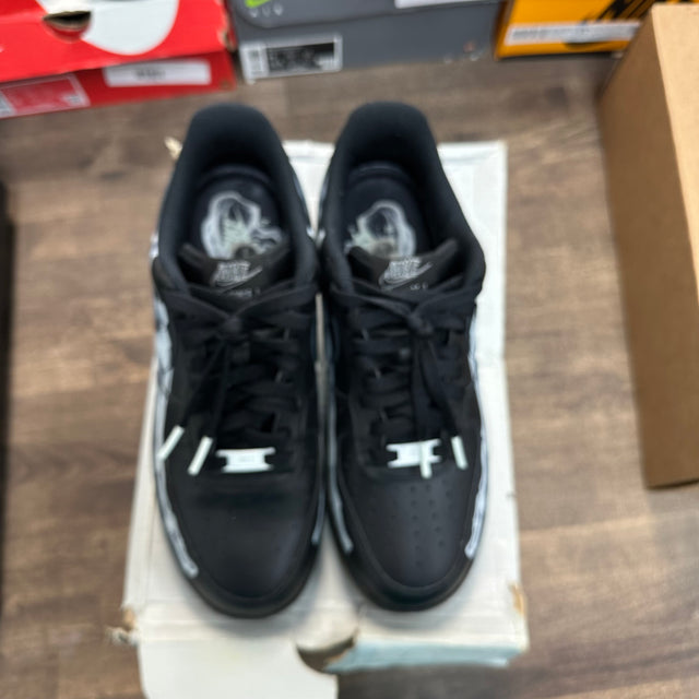 Black Skeleton Halloween Nike Air Force 1 Low (2019) (USED)