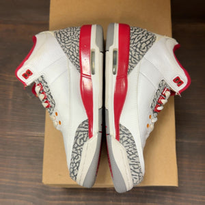 Jordan 3 Retro Cardinal (GS) Size 5.5Y (Pre-Owned) - aux