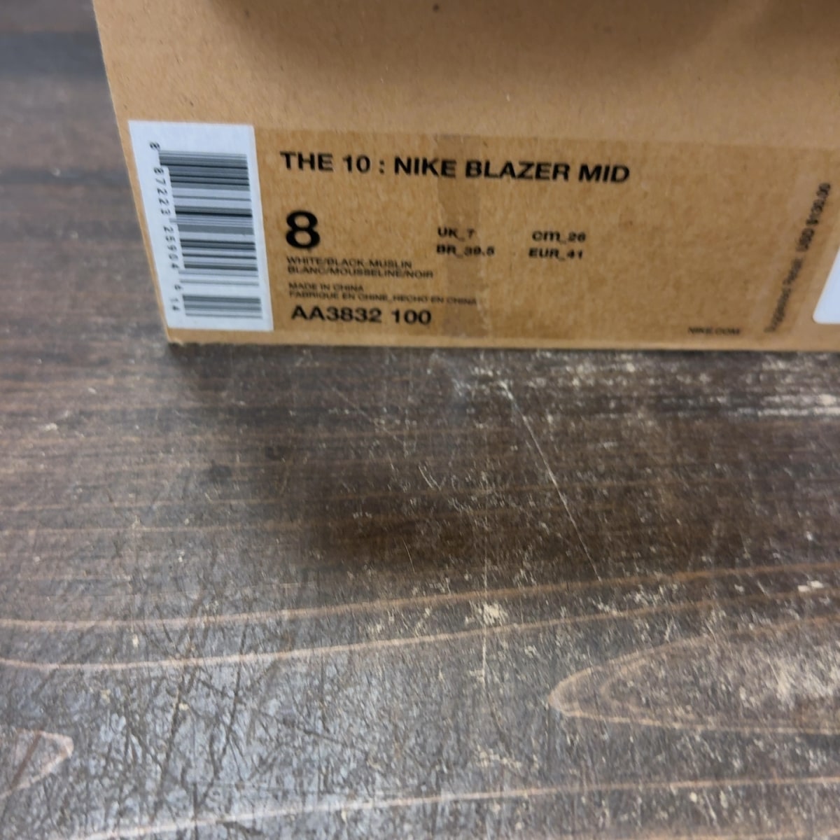 Nike Blazer Mid Off-White Size 8 (Pre-Owned) - aux