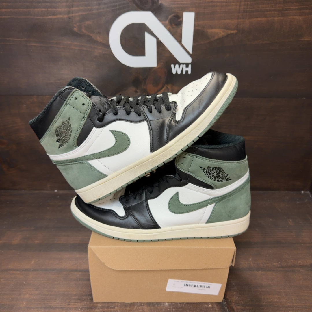 Jordan 1 Retro High Clay Green Size 11 (Pre-Owned) - Image 1