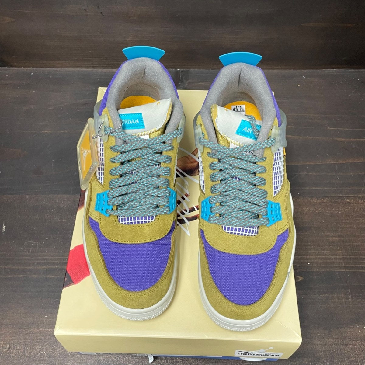 Jordan 4 Retro SP 30th Anniversary Union Desert Moss - Image 2