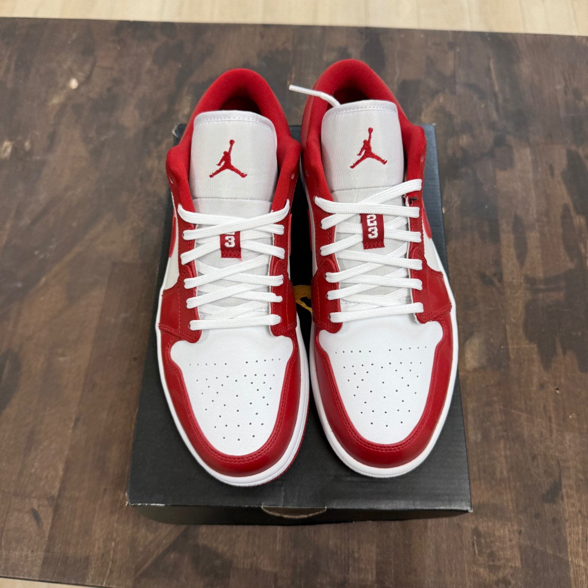 Jordan 1 Low Gym Red White - Image 2