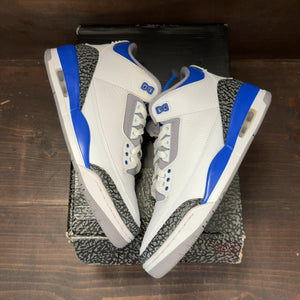 Jordan 3 Retro Racer Blue Size 9 (Pre-Owned) - back