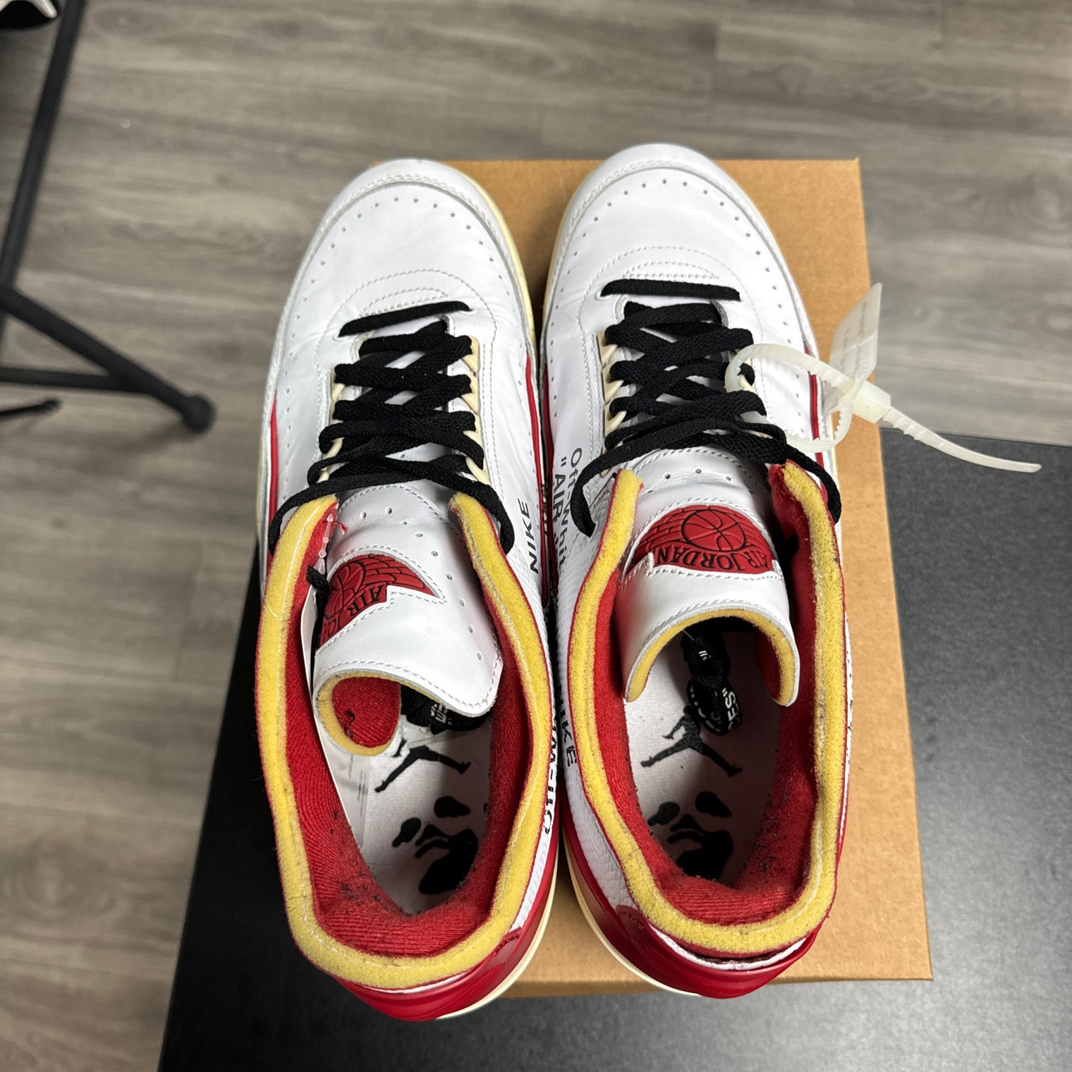 Off-White Jordan 2 White Varsity Red (USED, No Box)