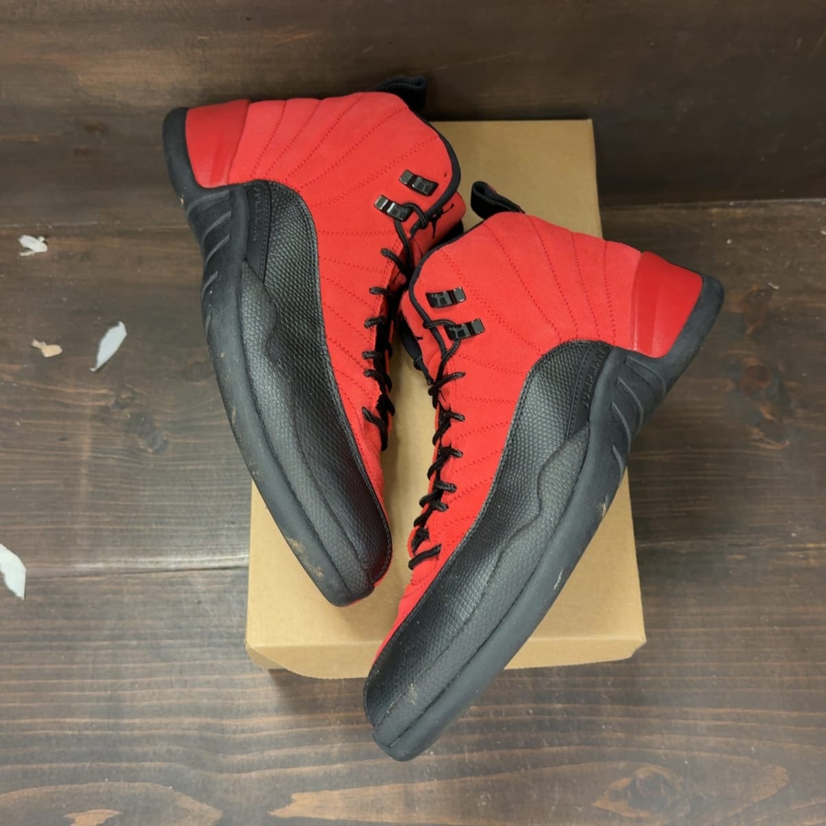 Jordan 12 Retro Reverse Flu Game Size 12 (Pre-Owned) - back