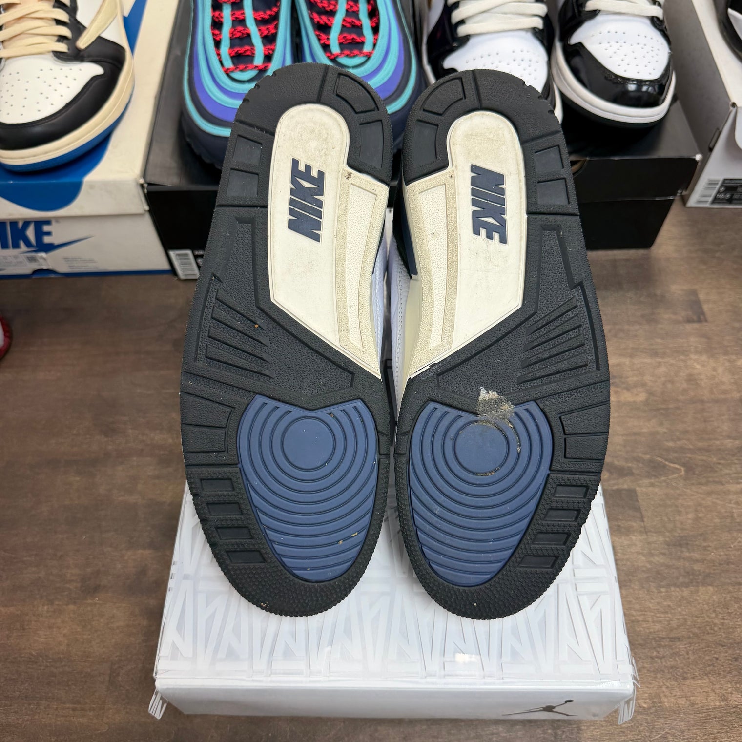 A Ma Maniere Diffused Blue Jordan 3 Retro (USED)