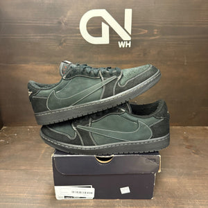 Jordan 1 Retro Low OG SP Travis Scott Black Phantom Size 12 (Pre-Owned) - Image 1