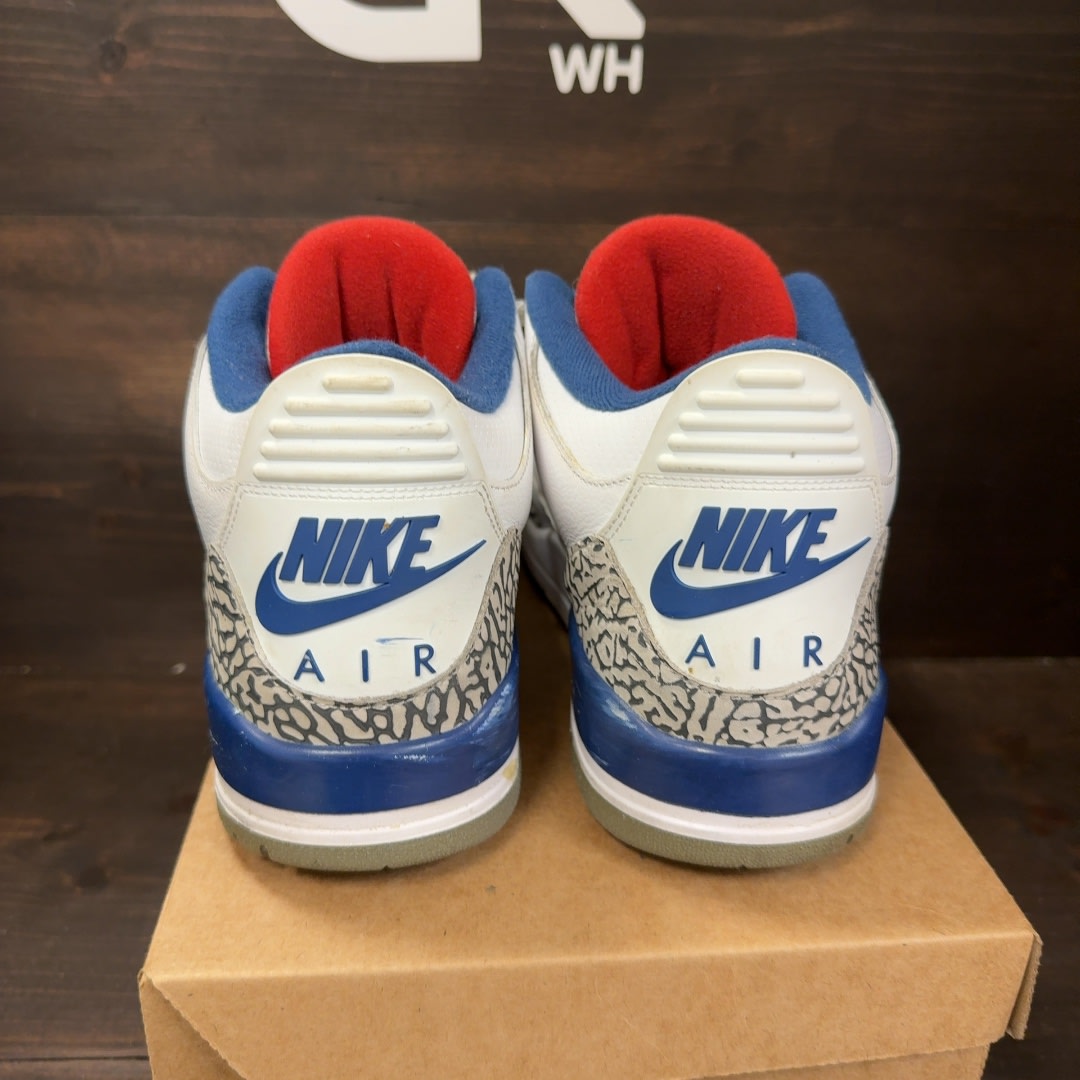Jordan 3 Retro True Blue (2016) Size 12 (Pre-Owned) - Image 4
